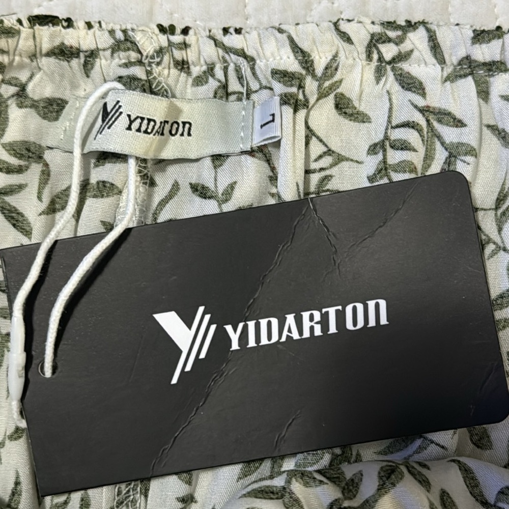 NWT YIDARTON strapless, casual maxi dress.  Size L - Picture 5 of 6
